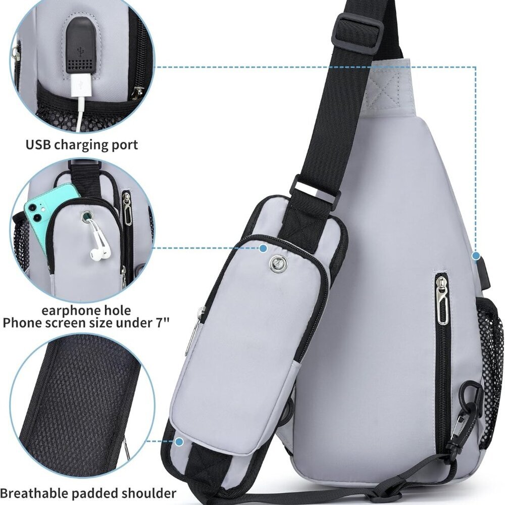 Adjustable Lightweight Sling Backpack - Stylish W… - image 5